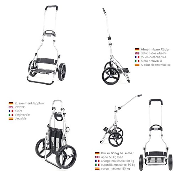 Annan Shopper Gestell Royal med 3-hjul, 25 cm